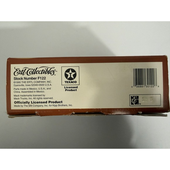 Vintage ERTL Texaco Collector Series 12 1910 Mack Tanker Die Cast Bank Boxed - Picture 5 of 13